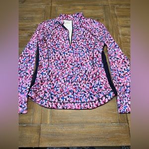 T by Talbots MP PERFORMANCE INTERLOCK HALF-ZIP PULLOVER